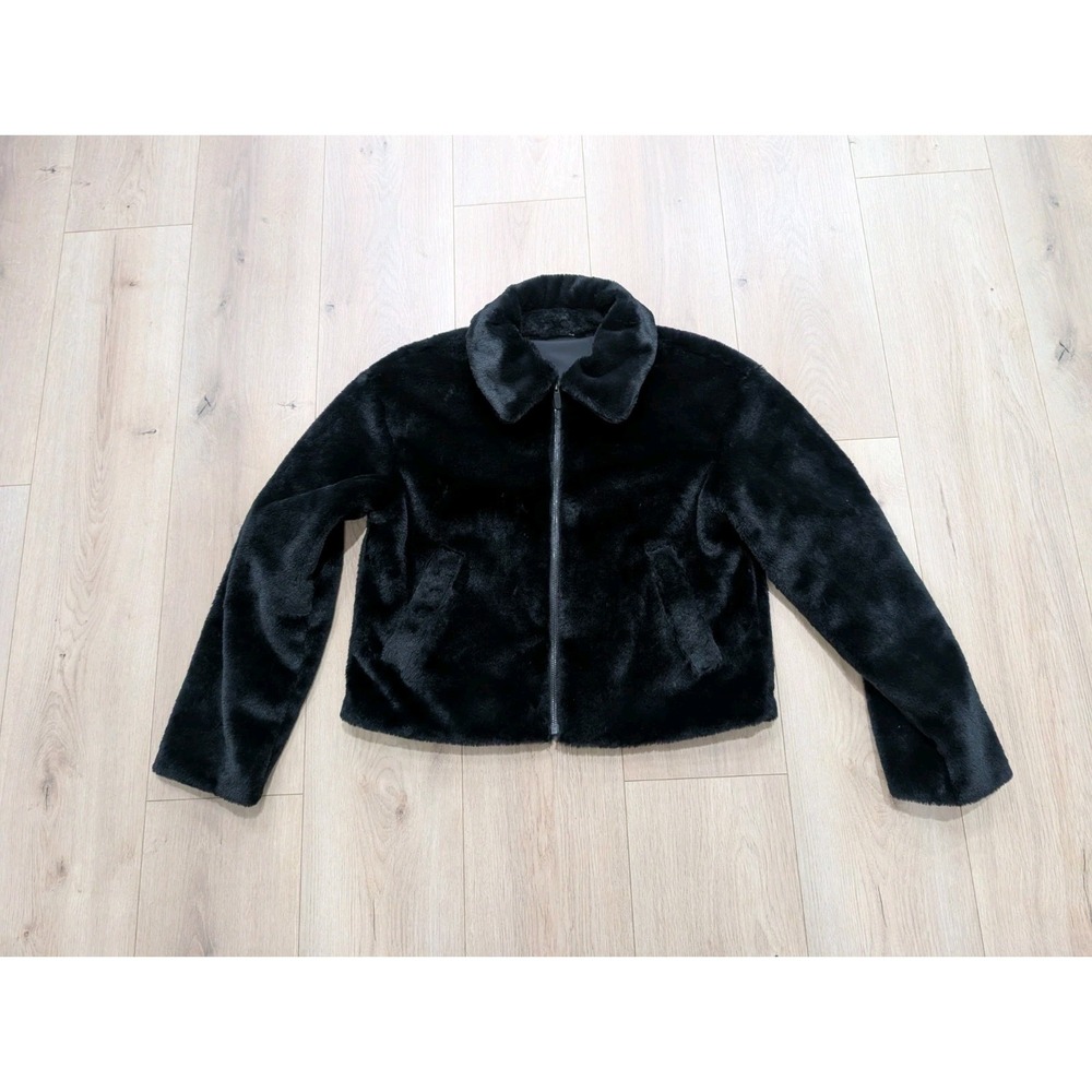Lululemon Plush Fleece Oversized-Collar Jacket Black Size Small W3IBNS